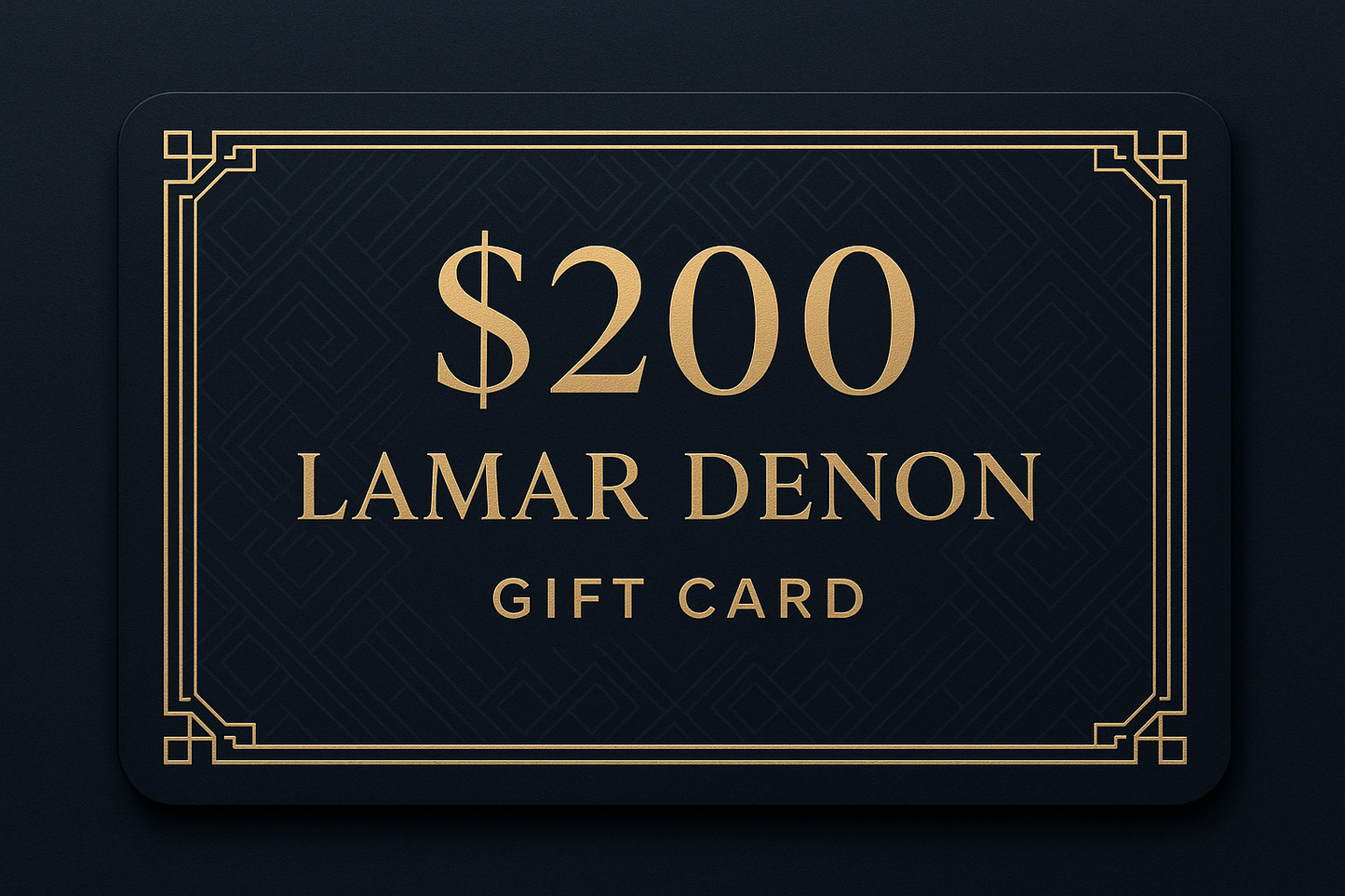 $200 gift card for lamar Denon