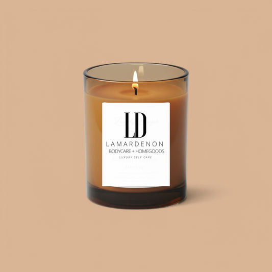 Smokey Peach + Smooth Whiskey 8oz Candle Buy With Prime