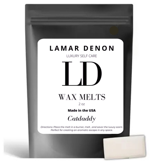 Lamar Denon Catdaddy Coconut Wax Melts | Highend Luxury Cologne Woody Floral style scent | 4 count | Home Fragrance for Candle Wax Warmer | Clean Burn Coconut wax | Wax Melt for Men | Unisex Wax Melt