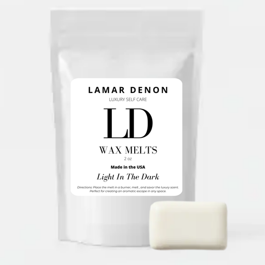Lamar Denon Light In The Dark Coconut Wax Melts | Lavender Eucalyptus style scent | 4 count | Home Fragrance for Candle Wax Warmer | Clean Burn Coconut wax | Wax Melt for Men | Unisex Wax Melt