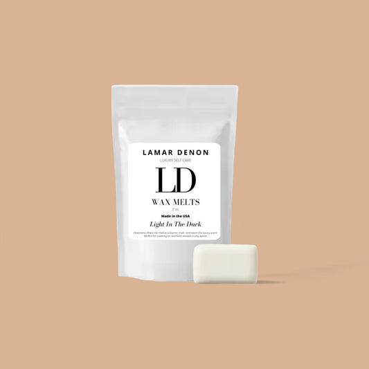 Lamar Denon Light In The Dark Coconut Wax Melts | Lavender Eucalyptus style scent | 4 count | Home Fragrance for Candle Wax Warmer | Clean Burn Coconut wax | Wax Melt for Men | Unisex Wax Melt