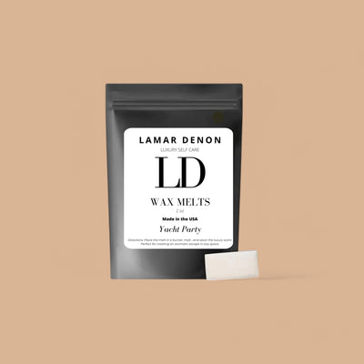 Lamar Denon Yacht Party Coconut Wax Melts | Highend Luxury Hotel style scent | 4 count | Home Fragrance for Candle Wax Warmer | Clean Burn Coconut wax | Wax Melt for Men | Unisex Wax Melt
